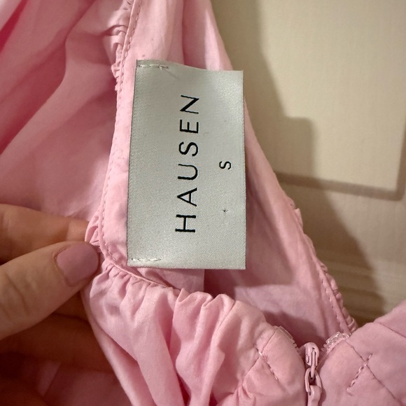 Pink Ruffled Mini Dress - Picture 3 of 3